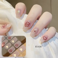 Sevalo 솔라젤 네일스트립 반경화젤네일, 20개, ES-630