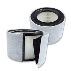 PUREBURG TruSens Z2000 Z-2500 Z-2000 미디엄 룸 공기 청정기와 호환되는 교체 필터 2팩 H13 HEPA 3단계 여과 활성탄 프리 필터 먼지 VOC