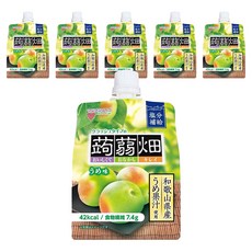 蒟蒻畑 擠壓式蒟蒻畑梅子口味, 6個, 150g