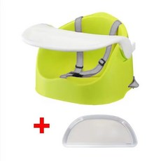 寶寶餐椅，輕巧便攜，人體工學設計，安全無毒材質，易於清潔，多功能用途, 綠色