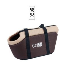 강아지 이동장 숄더백 손잡이 통기성 여름 가을 산책, S (3kg 미만), 122개, 브라운