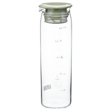 1000ml OK MD-10-SG HARIO(하리오) 수출 차 포트 실용 용량 스모키 그린 내열, 1개
