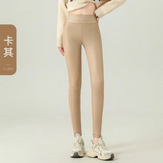 2023秋冬女高腰彈力修身顯瘦PU皮褲打底褲外穿
