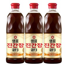 샘표 진간장금F3 860ml 3개