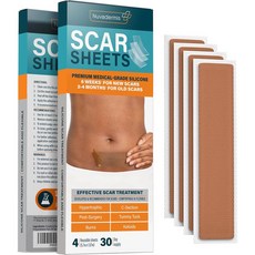 누바더미스 실리콘 패치 엑스트라 롱 4개입, 1