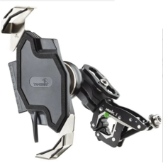 TAKEWAY 黑隼手機座 無線充電版 逆磁浮 HAWK1 PH06 AnvR 機車手機架, 詳見包裝, Black