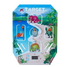 자동 과녁 움직이는 슈팅 표적 타겟 연습 점수 대상 사격연습 비비탄, 구성+ 배터리, 1개, 판형 전자 점수 표적 공룡모델