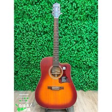 夢成音樂中心 EPIPHONE MASTERBILT DR400MCE 全單電木吉他 樱桃漸層, 1個
