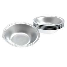 6개입 스테인리스 스틸 컬러 팔레트 부식 방지 DIY 채색 도구 유화 혼합 트레이 수채화 물감 혼합 컵, 03 6pcs 5cm 02