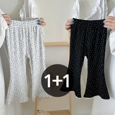 구빠방 아동 앵두 프린트 부츠컷 레깅스핏 2종 팬츠