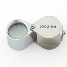 휴대용 미니 돋보기 10배율 손돋보기