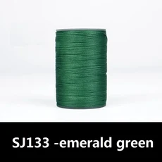 팔찌 목걸이 구슬 코드 제작 폴리에스터 가죽 m DIY 공예 스레드 바느질 40 0.65mm 예술 왁스 라운드 주얼리, 0.65 mm Diameter, SJ133 -emerald green, 1개