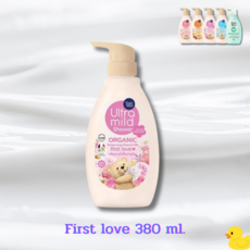 Ultra Mild Shower Organic 태국 울트라 마일드 유기농 샴푸 380ml-First love, 1개, 2.first love