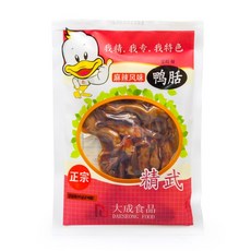 천미방 중국식품 대성 마라맛 삶은 오리 혀 중국 식품 간식, 1개, 80g