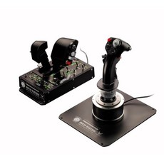 【THRUSTMASTER】Hotas Warthog 飛行搖桿組，高精度磁感應，模擬真實戰機操作，客製化按鍵，金屬結構, 1個