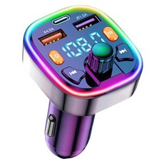 차량용 블루투스 MP3 플레이어 리시버 3.1A 고속 충전 12-24V 듀얼 USB F, A, 1개