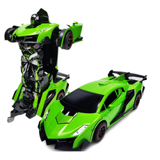 RC 무선 조종 슈퍼카 변신로봇, TT659그린, 1개