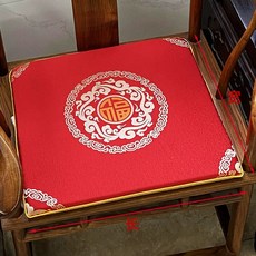 불교 방석 점집 35x35cm 매트 부처님 목탁 레드 동자 두께 3cm 수련 법당, 복림문-빨강