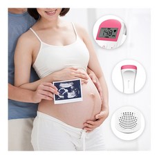 태아도플러태아심장박동모니터 8 주 후에 사용하십시오 태아 도플러 태아 심장 박동 레이트 모니터 오른쪽 테스트 없음 방사