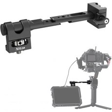 DJI RS 4 Mini Pro 3 RSC 2 2용 Nitze 짐벌 모니터 마운트 NATO 클램프 360도 회전 필드 3kg 6.6lb 탑재량 N28 S1 2085849, DJI RS 4 Mini Pro 3 RSC 2 2용 N