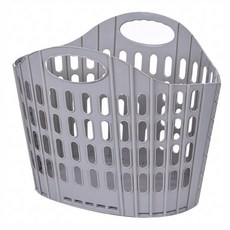 타니아홈 대형 접이식 빨래 바구니, 그레이