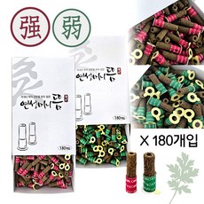 국내산 연성 미니뜸 180개입 쑥뜸 붙이는뜸, 강+약