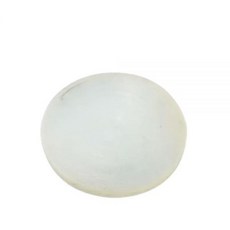 흰색 실리콘 고무 시트 원형 솔리드 실링 가스켓 패드 두께 1.5mm 실리콘 디스크 산업용 1개(22mm), 95mm