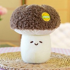 비브랜드 양배추 인형 야채 채소 브로콜리 토마토 무 감자 땅콩 버섯 옥수수 대파 고구마 봉제인형 호환, 버섯18cm