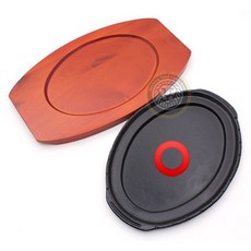 A大豬排盤/組 牛排盤 牛排鐵盤 鑄鐵牛排盤 豬排盤, 1個, b0520單鐵盤（超取一單可以2片）, 黑