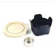 화로대 세트 고체연료 받침대 미니 캠핑 화로대 스텐석쇠 일회용석쇠 석쇠그릴 석쇠불판 숯불바베큐그릴, 와이드화로세트_단일상품, 1개