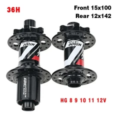 ARC MTB 허브 28H / 32H / 36H 마이크로 스플라인 12 속도 디스크 브레이크 베어링 허브 6 폴 114 클릭 HG, 17 HG 36H Thru