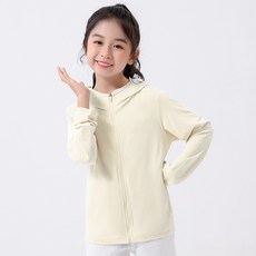 兒童冰絲防曬外套 輕薄透氣抗UV涼感連帽外套