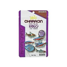 Hikari 燈科魚飼料 增豔 小型魚 孔雀魚 短鯛 磚魚 斑馬魚, 1個, 高夠力/燈魚緩沈飼料/12克, 12g