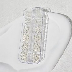 화이트 아이보리 사이즈믹스 네일진주 12종세트, 1개, 02 아이보리