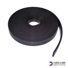 다온자석 띠고무자석 줄자석 냉장고자석 모기장 자바라자석, 15 x 1M x 3T_(1개)