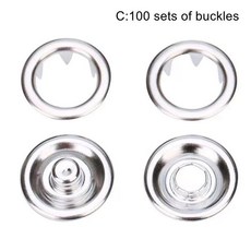 스냅 패스너 키트 도구 금속 버튼 링 플라이어 프레스 의류 재봉용, 2. C, 1개