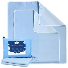 TwinkleDry 흡수력이 뛰어난 요실금 침대 패드 세탁 가능 및 방수(86.4 x 132.1cm(34 x 52인치)) - 성인 및 아동용 재사용 가능한 소변 침대 패드 -