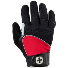 Harbinger Adventure Series Mucka 풀 핑거 산악 자전거 장갑 (XL 블랙/레드), X-Large