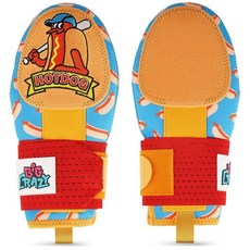 빅 크레이지 슬라이딩 미트청소년 및 성인용 야구 소프트볼 미트 액세서리 보호 장비 유연하고 내구성 강하며 양손 사용 가능 파나틱 450717, 청소년용 핫도그 450717