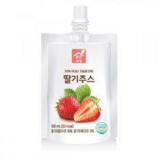 두레생협 맑은농장 딸기주스5개, 100ml, 5개
