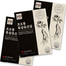 19종 혼합 유산균 흑삼 프락토올리고당 프롤린 복합 영양 KO-Ph, 3개
