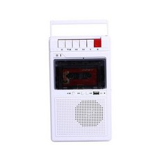 레트로 빈티지 워크맨 카세트 테이프 녹색 감성 마이마이, 화이트 테이프포함, 기본 모델명/품번