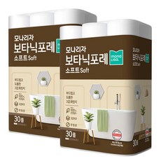 모나리자 보타닉포레 소프트 천연펄프 화장지, 30m, 30개입, 2개