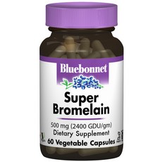 Bluebonnet 超級鳳梨酵素植物膠囊, 1個, 60 件