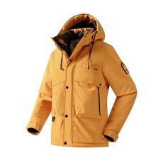 戶外情侶款防水防風登山夾克 男女雙層保暖棉服