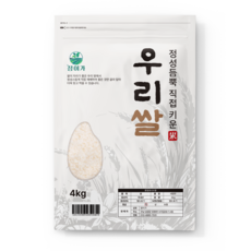 25년 햅쌀 정이가 새청무 우리쌀 단일품종 백미 쌀, 1개, 4kg, 상등급
