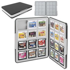 호환 닌텐도 DS 3DS 게임 케이스 카트리지 24개입 48개입 수납 칩케이스, 1개, 올블랙24개입, n1901 DS 3DS 게임케이스