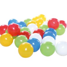 아하토이 아가랑 킹콩 볼풀공 50p, 파랑 빨강 노랑 그린 흰색, 1개