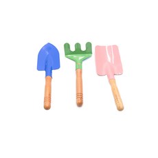 리3치점빵 칼라 미니 원예 도구 3종 다육이도구 미니갈퀴