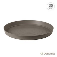 [Made in Italy] 데로마 플라스틱 화분받침대 소토바소 삼바35cm, 35cm/red